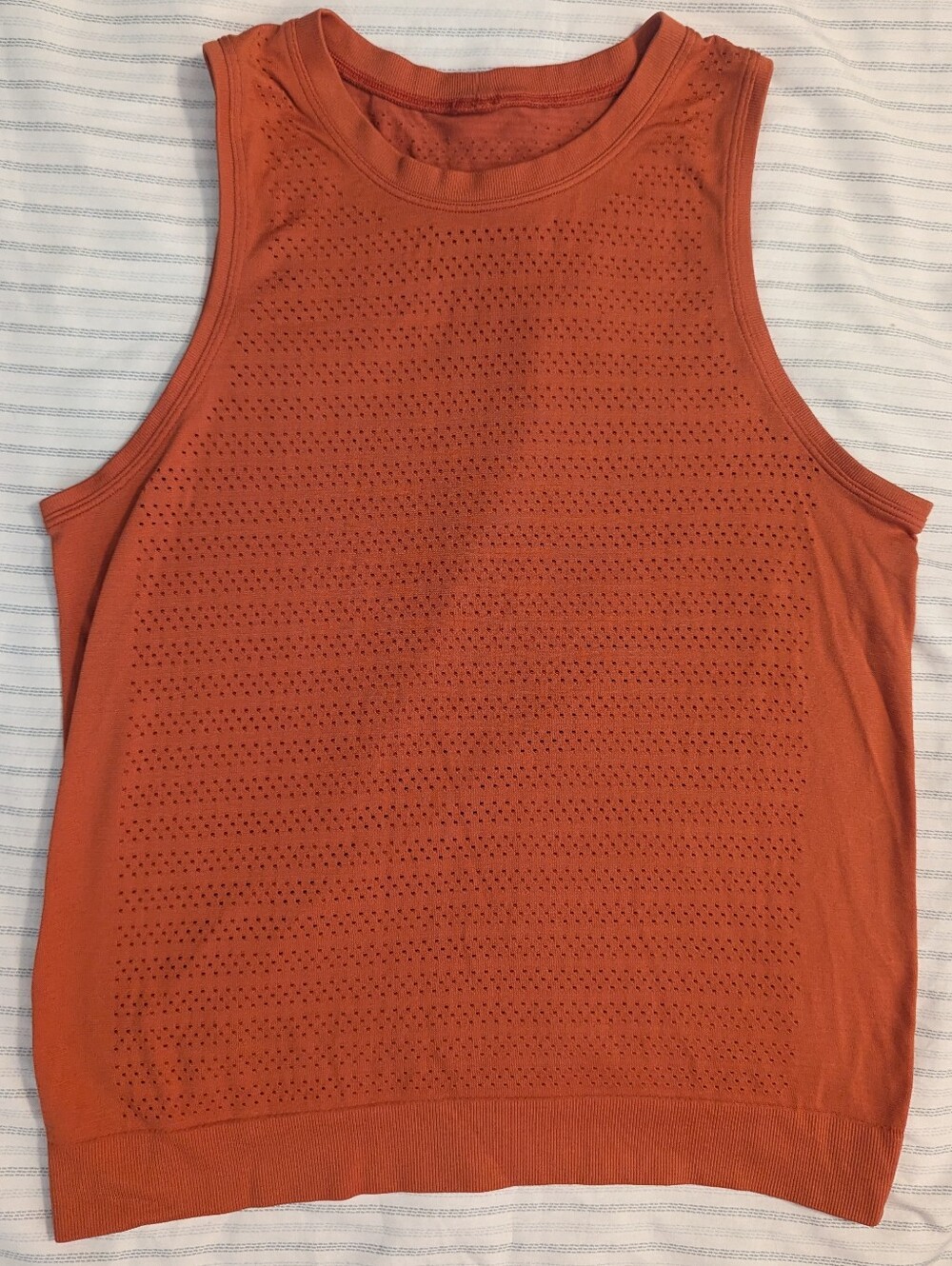 Lululemon Women’s Sleeveless Perforated Tank Top - Orange
